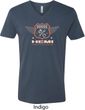 Dodge Garage Hemi Mens V-Neck Shirt