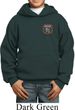 Dodge Garage Pocket Print Kids Hoody