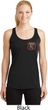 Dodge Garage Pocket Print Ladies Dry Wicking Racerback Tank Top