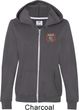 Dodge Garage Pocket Print Ladies Full Zip Hoodie