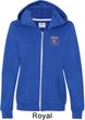Dodge Garage Pocket Print Ladies Full Zip Hoodie