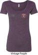 Dodge Garage Pocket Print Ladies Scoop Neck Shirt