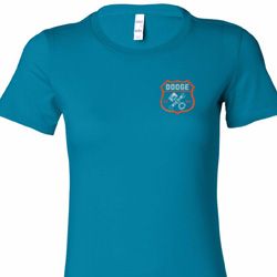 Dodge Garage Pocket Print Ladies Shirts