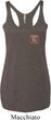 Dodge Garage Pocket Print Ladies Tri Blend Racerback Tank Top