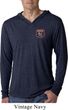 Dodge Garage Pocket Print Lightweight Hoodie Shirt
