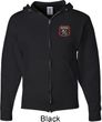 Dodge Garage Pocket Print Mens Full Zip Hoodie