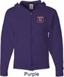 Dodge Garage Pocket Print Mens Full Zip Hoodie