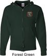 Dodge Garage Pocket Print Mens Full Zip Hoodie