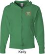 Dodge Garage Pocket Print Mens Full Zip Hoodie