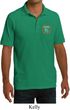 Dodge Garage Pocket Print Mens Pique Polo Shirt