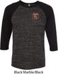 Dodge Garage Pocket Print Mens Raglan Shirt
