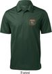 Dodge Garage Pocket Print Mens Textured Polo Shirt
