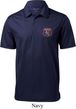 Dodge Garage Pocket Print Mens Textured Polo Shirt