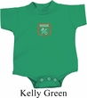 Dodge Garage Small Print Baby Onesie