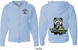 Dodge Green Super Bee (Front & Back) Full Zip Hoodie