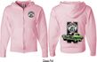 Dodge Green Super Bee (Front & Back) Full Zip Hoodie