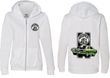 Dodge Green Super Bee (Front & Back) Ladies Full Zip Hoodie