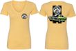 Dodge Green Super Bee (Front & Back) Ladies V-neck