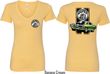 Dodge Green Super Bee (Front & Back) Ladies V-neck
