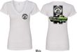 Dodge Green Super Bee (Front & Back) Ladies V-neck
