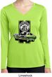 Dodge Green Super Bee Ladies Moisture Wicking Long Sleeve Shirt