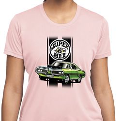 Dodge Green Super Bee Ladies Moisture Wicking Shirt Dodge Green Super Bee Ladies Moisture Wicking Shirt