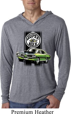 Dodge Green Super Bee Lightweight Hoodie Shirt