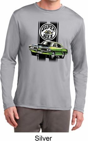 Dodge Green Super Bee Mens Dry Wicking Long Sleeve Shirt