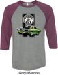 Dodge Green Super Bee Mens Raglan Shirt