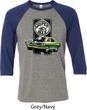 Dodge Green Super Bee Mens Raglan Shirt