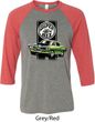 Dodge Green Super Bee Mens Raglan Shirt