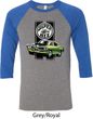Dodge Green Super Bee Mens Raglan Shirt