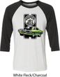 Dodge Green Super Bee Mens Raglan Shirt