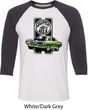 Dodge Green Super Bee Mens Raglan Shirt