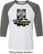 Dodge Green Super Bee Mens Raglan Shirt