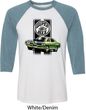 Dodge Green Super Bee Mens Raglan Shirt