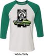 Dodge Green Super Bee Mens Raglan Shirt