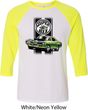 Dodge Green Super Bee Mens Raglan Shirt