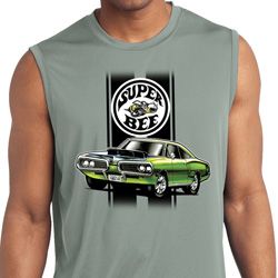 Dodge Green Super Bee Mens Sleeveless Moisture Wicking Shirt Dodge Green Super Bee Mens Sleeveless Moisture Wicking Shirt