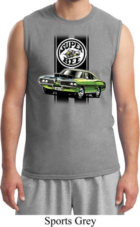 Dodge Green Super Bee Mens Sleeveless Muscle Shirt