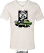 Dodge Green Super Bee Mens Tri Blend V-neck Shirt