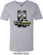 Dodge Green Super Bee Mens V-Neck Shirt