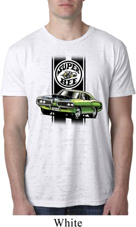 Dodge Green Super Bee White Burnout Shirt
