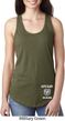 Dodge Guts and Glory Ram Logo Bottom Print Ladies Ideal Tank Top