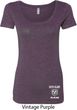 Dodge Guts and Glory Ram Logo Bottom Print Ladies Scoop Neck Shirt