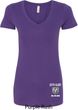 Dodge Guts and Glory Ram Logo Bottom Print Ladies V-Neck Shirt
