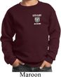Dodge Guts and Glory Ram Logo Pocket Print Kids Sweat Shirt