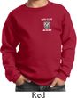 Dodge Guts and Glory Ram Logo Pocket Print Kids Sweat Shirt