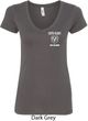 Dodge Guts and Glory Ram Logo Pocket Print Ladies V-Neck Shirt