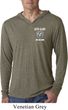 Dodge Guts and Glory Ram Logo Pocket Print Lightweight Hoodie Shirt